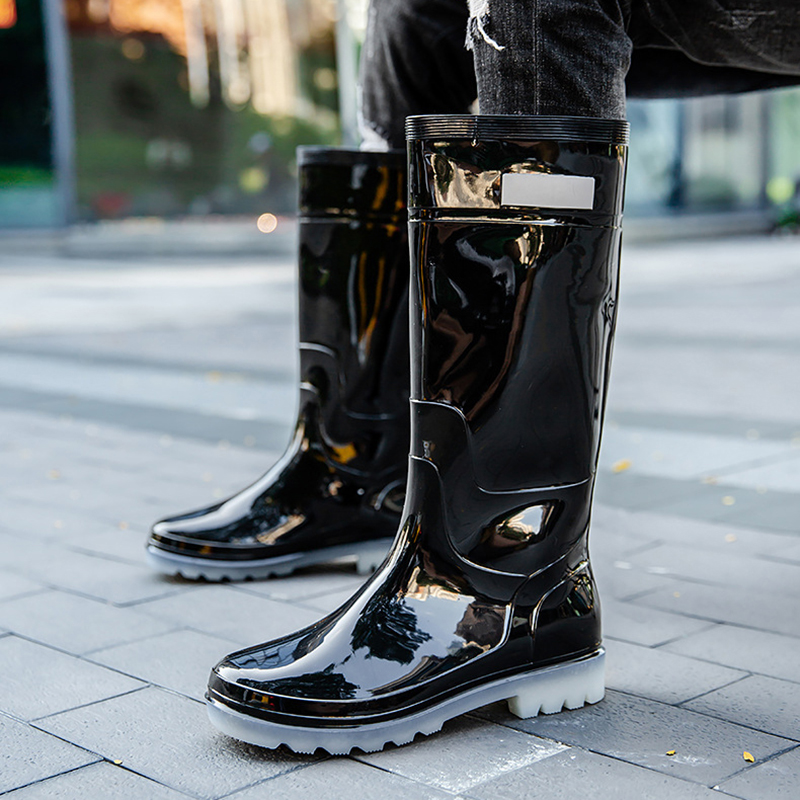 New Men Rain Boots High Rain B - Fishing Boots review and price